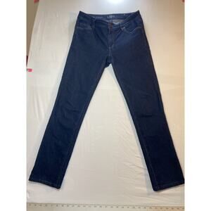 LOFT Modern Straight Jeans Women’s 26 | Dark Blue 28” Minimalist Fit